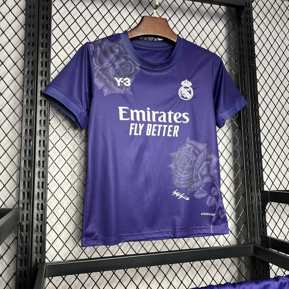 2024/2025 Real Madrid Y-3 Special Edition Purple Football Shirt view 3