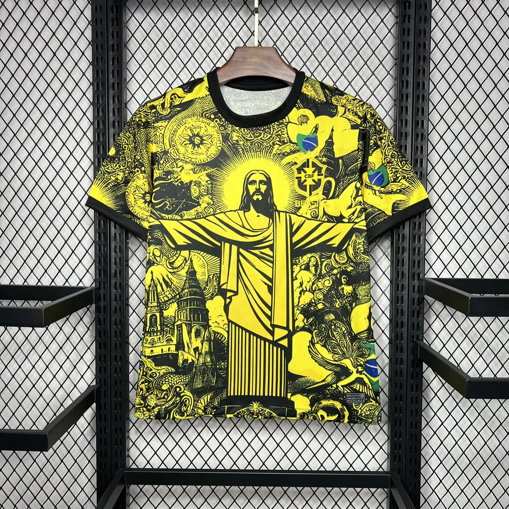 2024-2025 Brazil Special Edition Yellow Jersey — main view