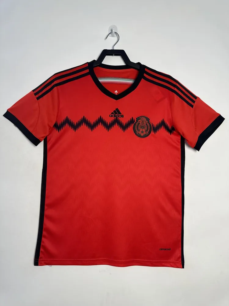 2014 Retro Mexico Away Soccer Jersey AAA fan-grade — main view