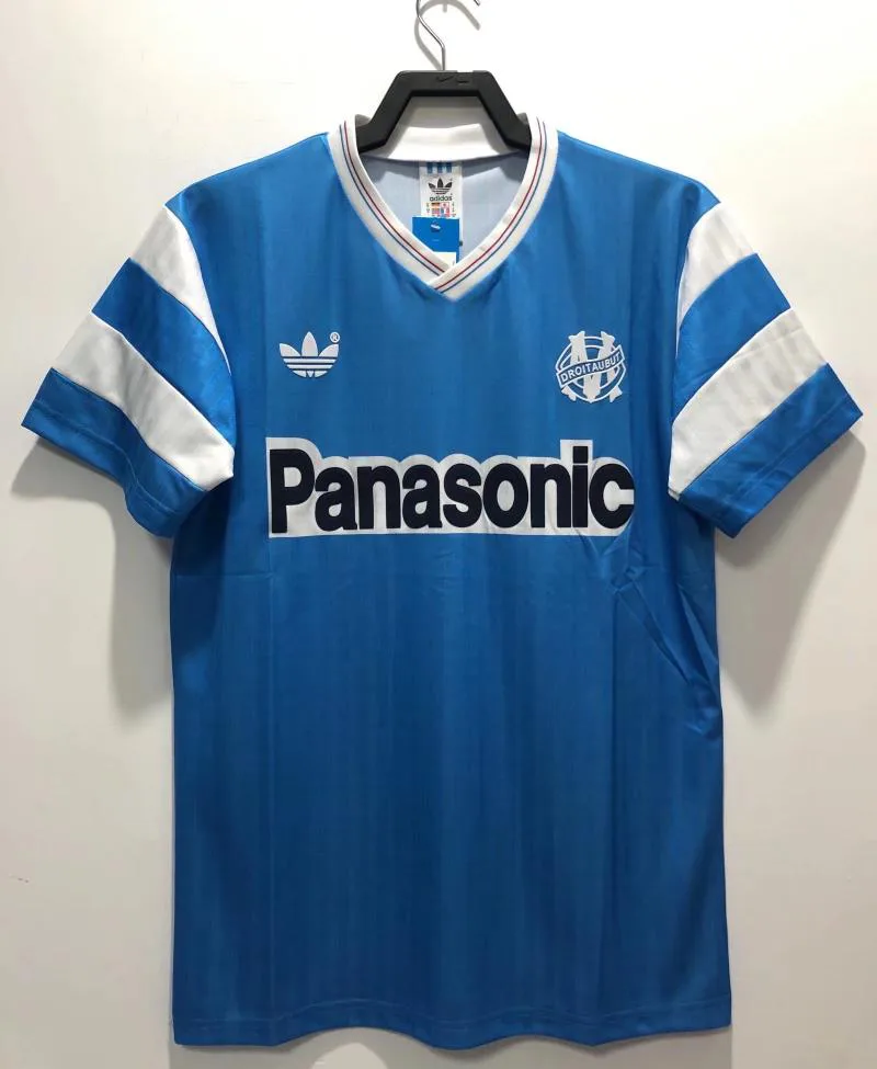 1990 Retro Olympique de Marseille Away Football Jersey AAA fan-grade — main view