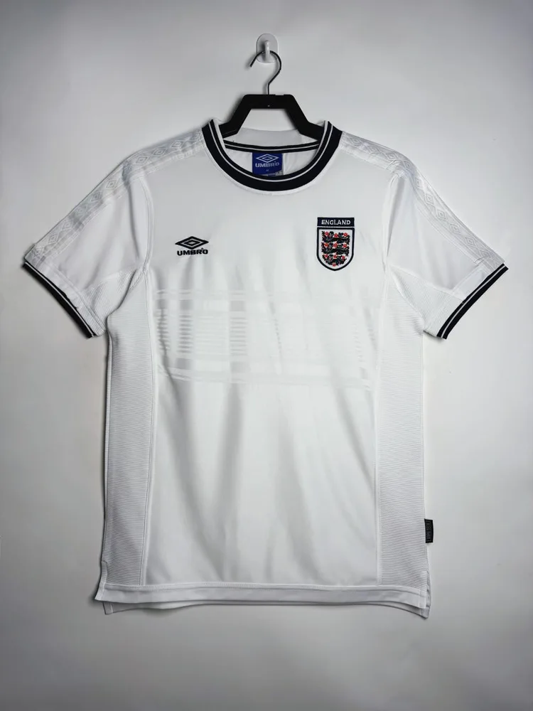 1999-2001 Retro England Home Soccer Jersey AAA fan-grade — main view