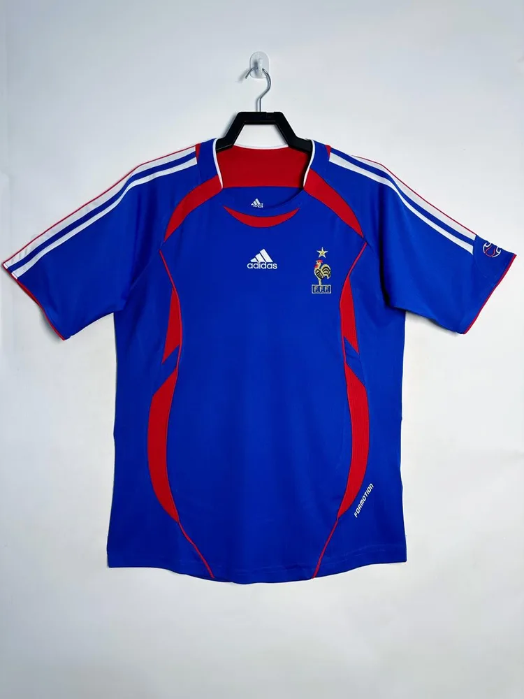 2006 Retro France Home Football Shirt AAA fan-grade — main view