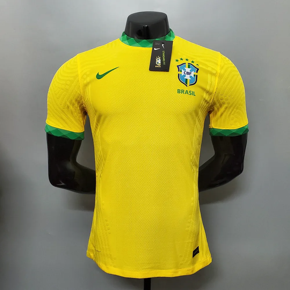 2020 Brésil Maillot Version Joueur Domicile — main view