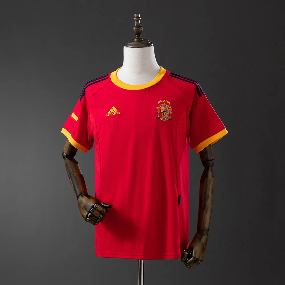 Camiseta de Fútbol Retro España Local 2002 AAA calidad aficionado — main view