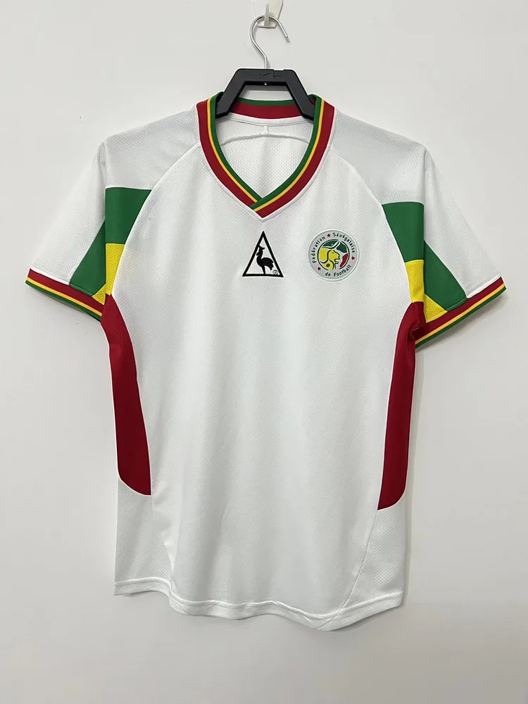 2002 Retro Senegal National Team Shirt White — main view