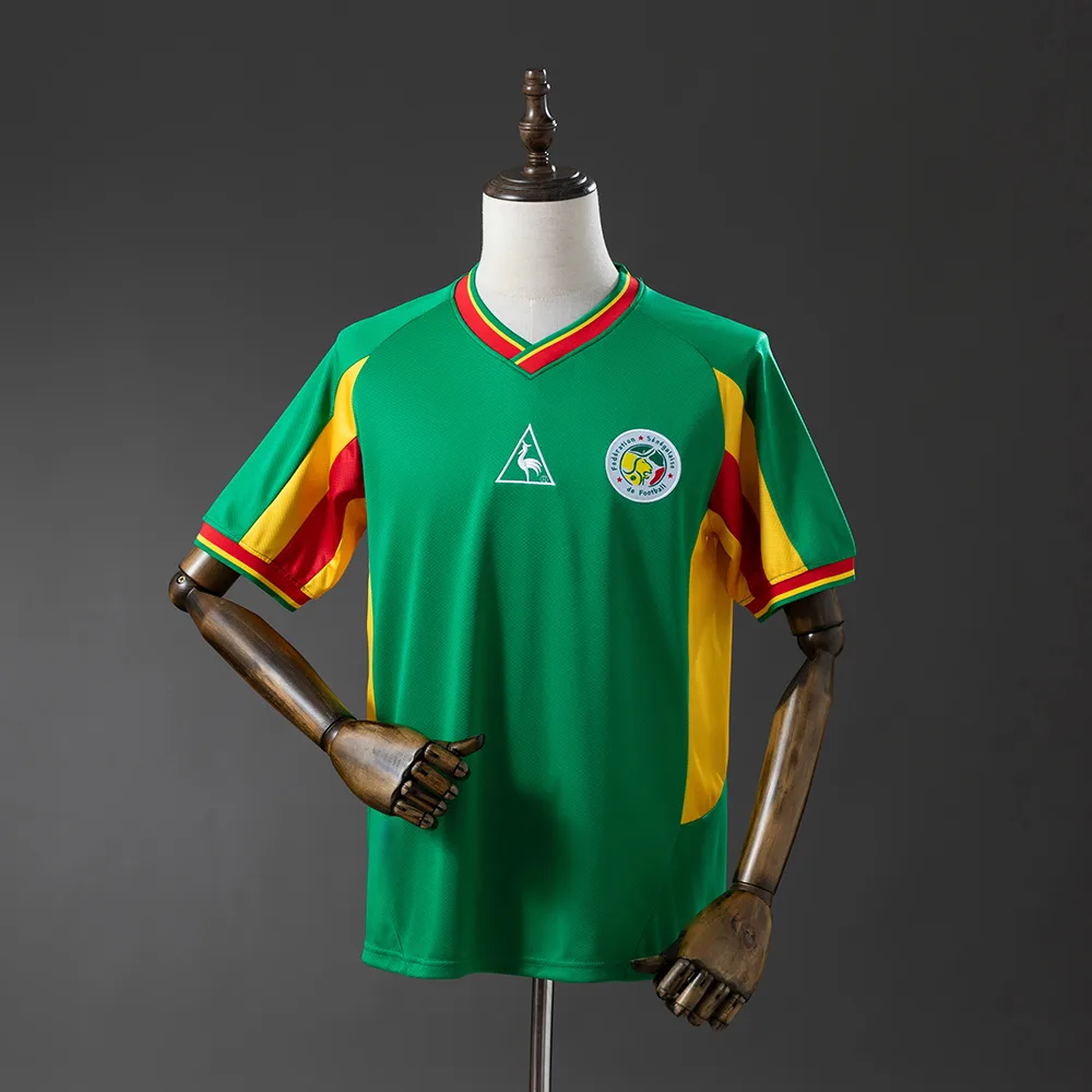 Camiseta Retro Senegal Visitante 2002 AAA calidad aficionado — main view