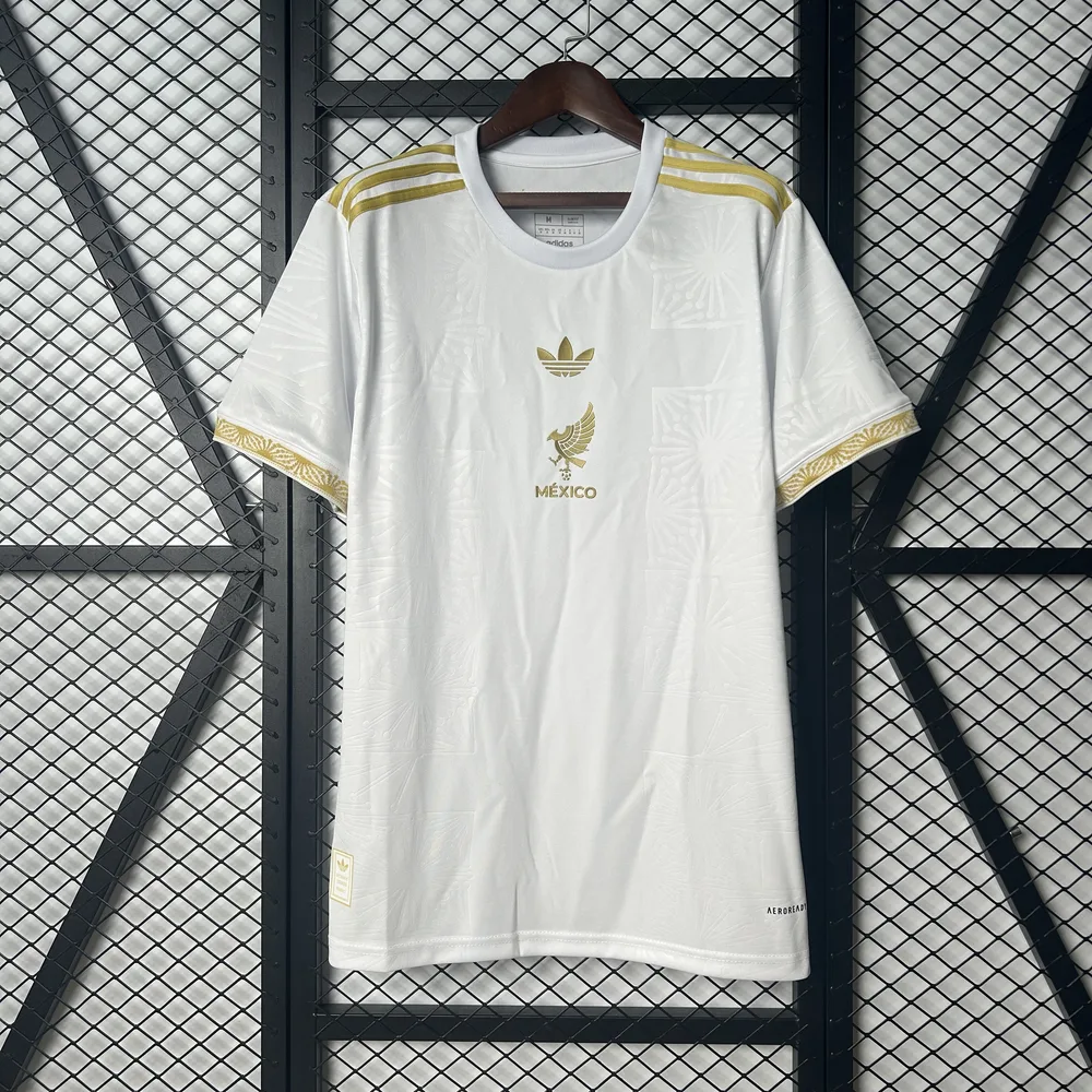 Camiseta de Fútbol Blanca Edición Especial Nacional de México 2025 AAA calidad aficionado — main view