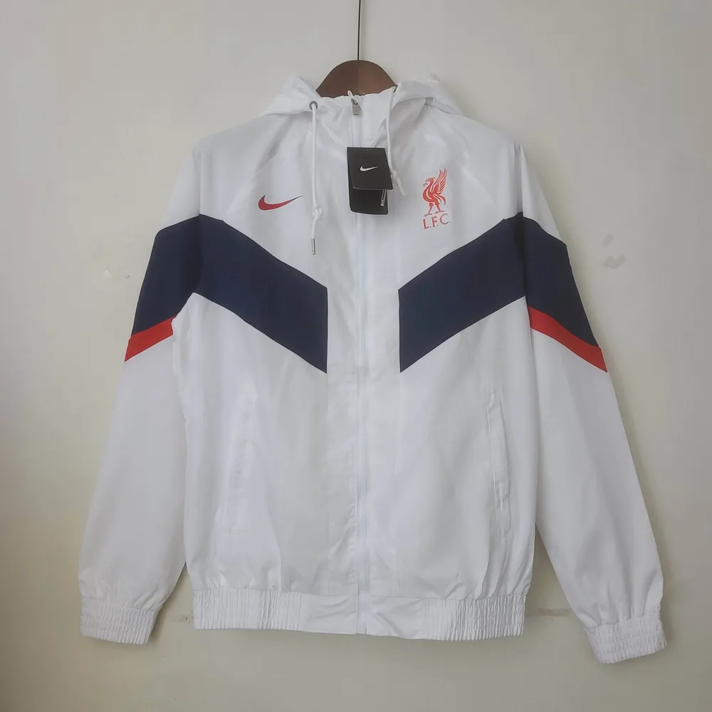 2022 Liverpool Windbreaker White — main view