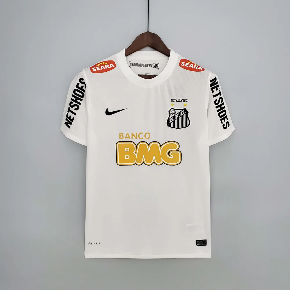 2012 Retro Santos Heim Fußballtrikot AAA fan-gradät — main view