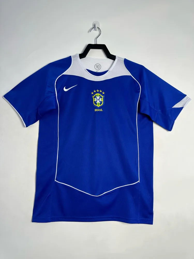 2004 Retro Brazil Away Soccer Jersey AAA fan-grade — main view