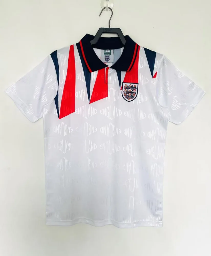 1992 Retro England Home Soccer Jersey AAA fan-grade — main view
