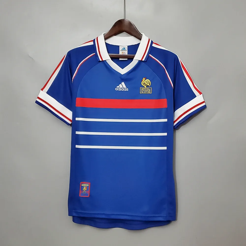 Maillot de football domicile France 1998 Rétro — main view