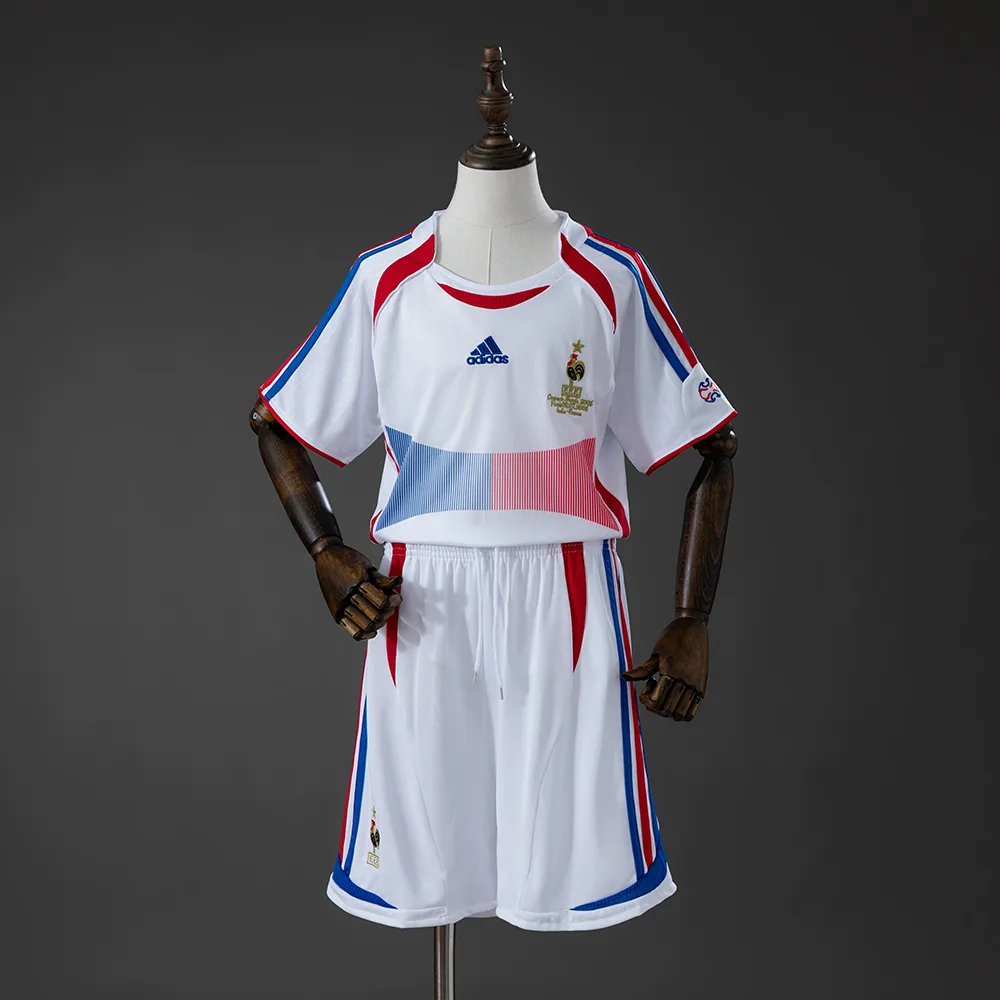 Camiseta de Fútbol Retro Francia Visitante Talla Infantil 2006 — main view