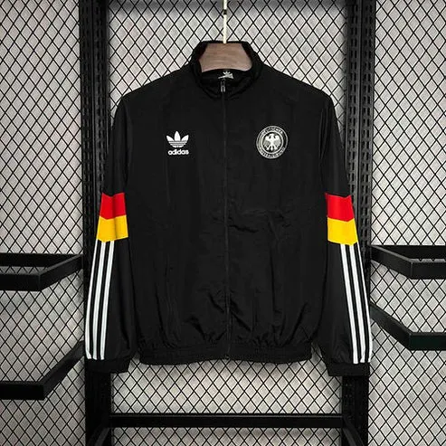 Camiseta de Fútbol Cortavientos 2024 de Alemania Negra — view 1