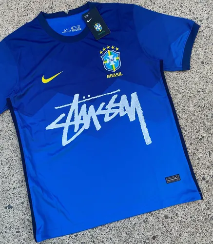 2021 Brazil X STUSSY Special Edition Jersey AAA fan-grade — view 3