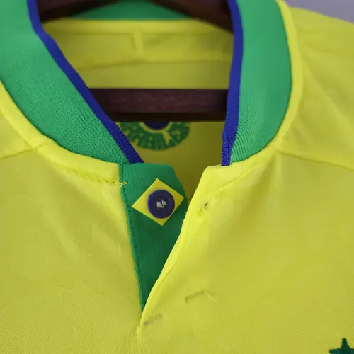 2022 World Cup Brazil Home Soccer Jersey — view 8