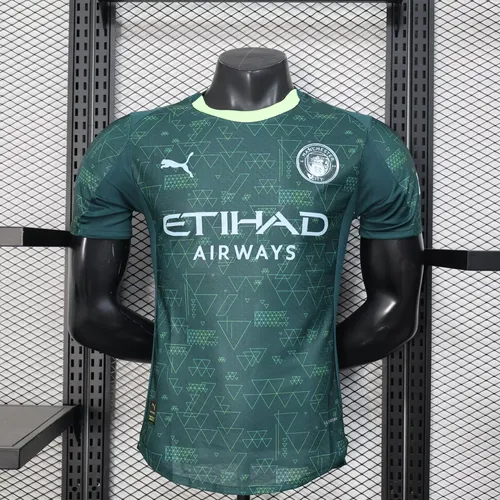 2025/2026 Player Version Manchester City Fourth Away Football Shirt AAA fan-grade