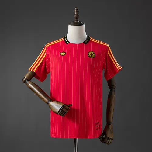 2026 ベルギー テラスアイコン Tシャツ レッド