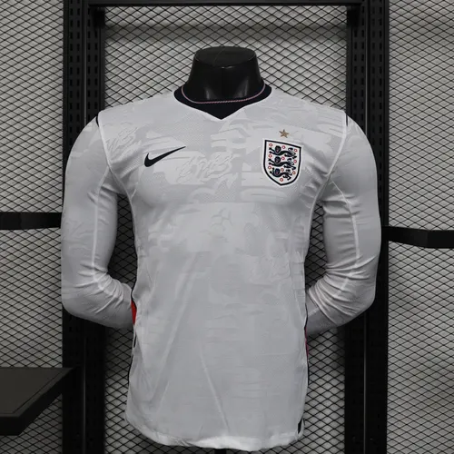 2026 Long Sleeve Player Version England Home Football Jersey AAA fan-grade