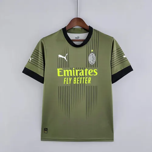 قميص كرة قدم AC Milan الثالث خارج الأرض 2022/2023 جودة تايلاندية