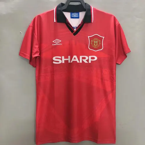 1994-1996 Retro Manchester United Equipación Local Camiseta de Fútbol Calidad Tailandesa