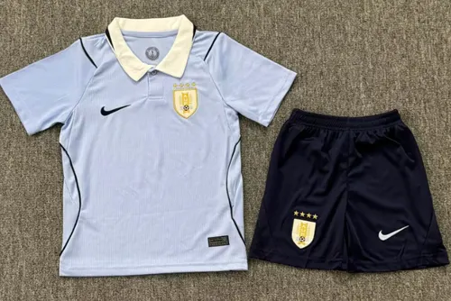 2026 Uruguay National Team Home Soccer Jersey 1:1 Thai Quality Kids Size