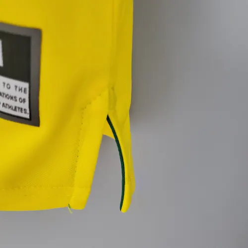1998 Retro Brazil Soccer Jersey Home — view 8