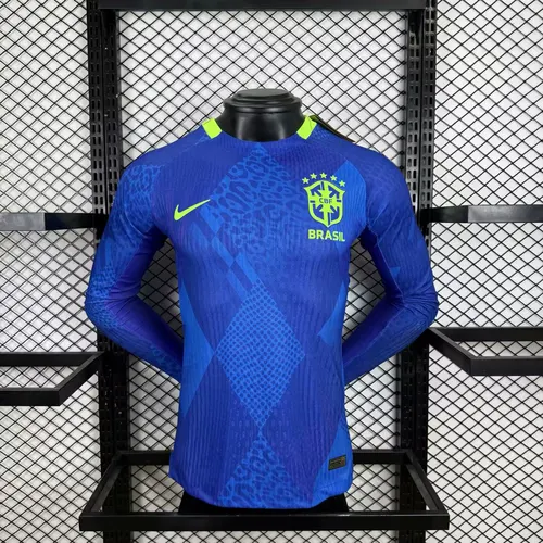 2025/2026 Long sleeves Player Version Brazil Away Football Jersey AAA fan-grade