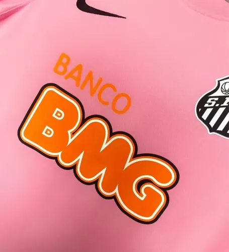 2012 Retro Santos Pink Football Jersey 1:1 Thai Quality — view 6