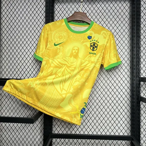 2024-2025 Brazil Special Edition Yellow Jersey AAA fan-grade — view 3