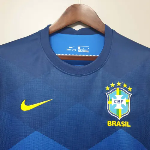 2020 Retro Brasil Visitante Camiseta de Fútbol AAA calidad aficionado — view 3