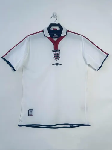 2004 Retro England Home Soccer Jersey AAA fan-grade — view 1