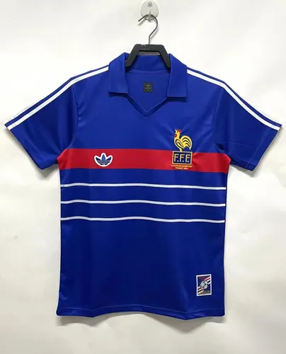 1984 Retro France Home Football Shirt AAA fan-grade — view 1