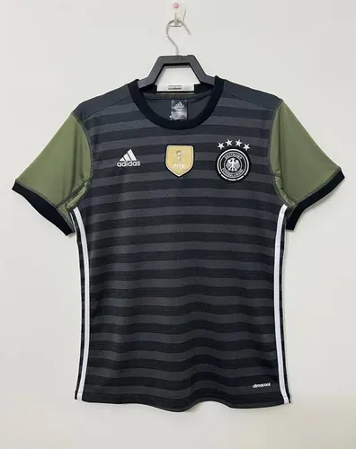 2016 Retro Soccer Jersey Germany Away — view 1