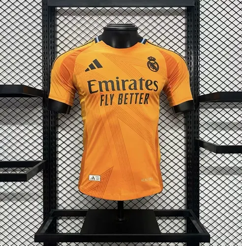 Camiseta de Fútbol Real Madrid Visitante Versión Jugador 2024/2025 Calidad Tailandesa