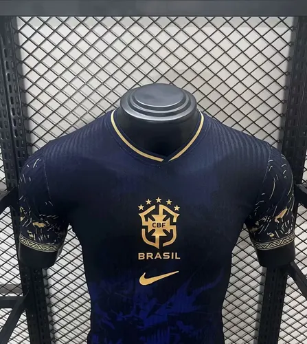 2024-2025 Player Version Brazil Blue Special Edition Jersey AAA fan-grade — view 3