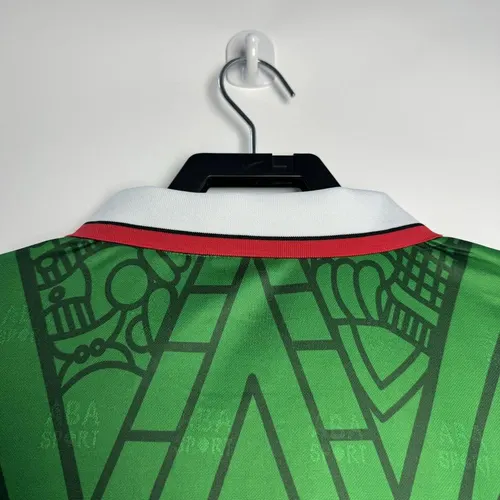 1998 Retro Mexico Home Soccer Jersey AAA fan-grade — view 4