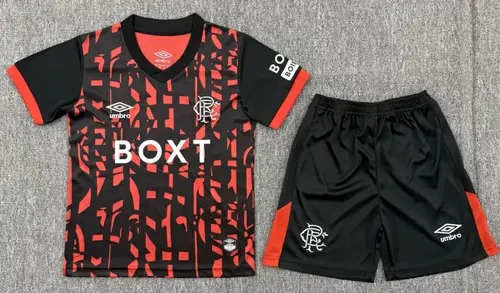 2026/2027 Rangers Drittes Auswärts-Fußballtrikot 1:1 Thai-Qualität Kindergröße