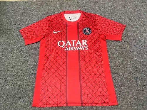 2025/2026 Psg Paris Saint-Germain Training clothes Red Football Jersey AAA fan-grade