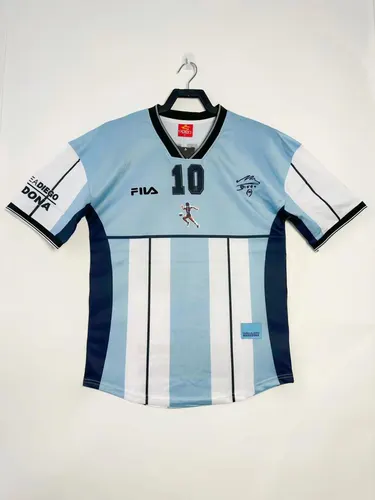 2001 Retro Argentina National Team Maradona Commemorative Jersey AAA fan-grade