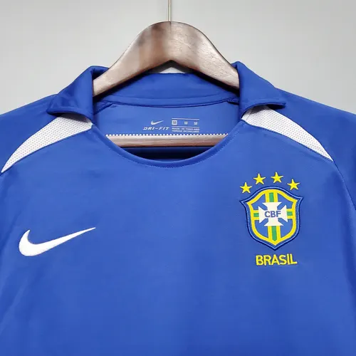 2002 Retro Brazil Away Soccer Jersey — view 3