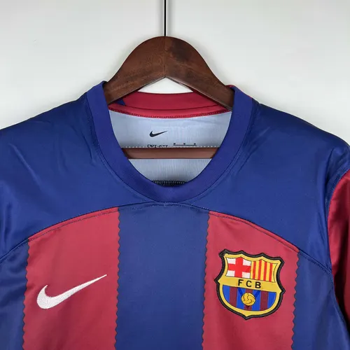2023/2024 Manga Longa Barcelona Home Qualidade Tailandesa — view 3