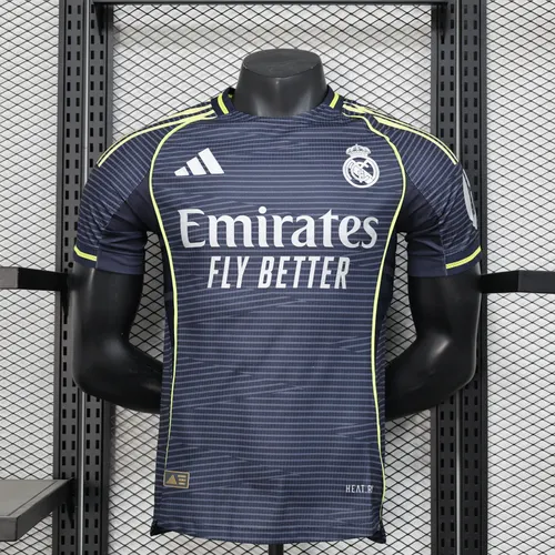 2025/2026 Player Version Real Madrid Second Away Football Jersey AAA fan-grade