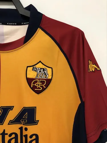 2000-2001 Retro Roma Home Soccer Jersey AAA fan-grade — view 4