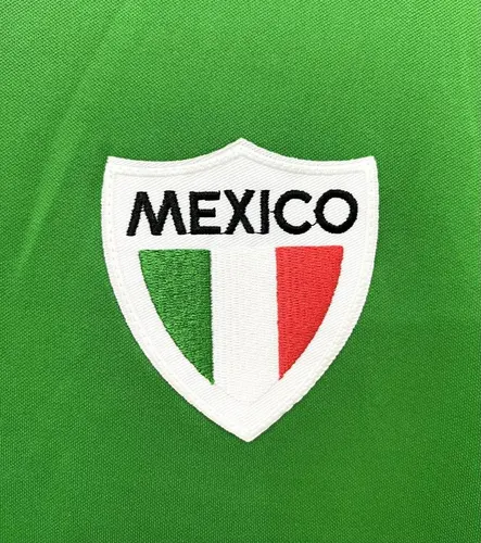1970 Retro Mexico Home Soccer Jersey AAA fan-grade — view 5