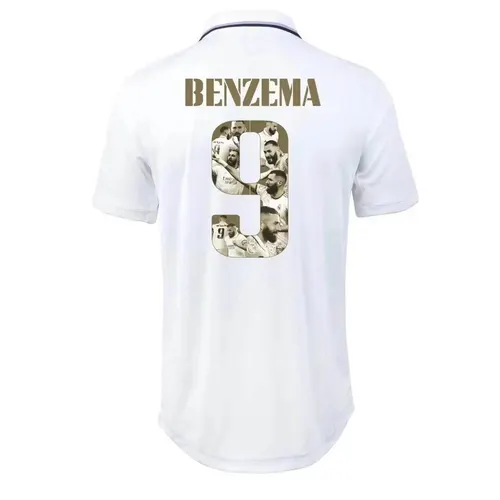 2022/2023 Real Madrid Home Benzema Ballon d'Or Football Shirt — view 2