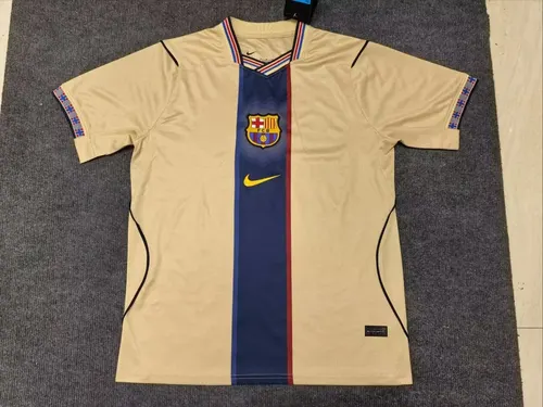2026/2027 Retro Barcelona Edição Conjunta Camisa de Futebol 1:1 Qualidade Tailandesa