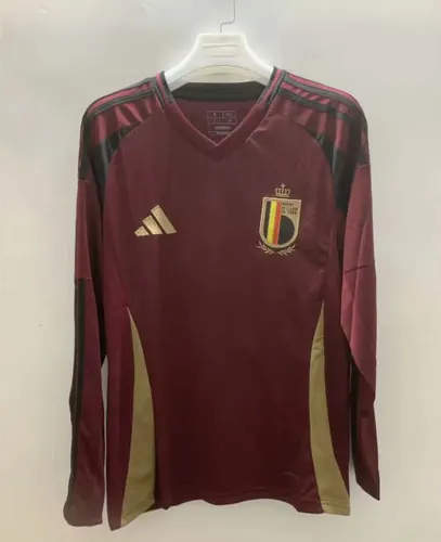 2024 Long Sleeve Belgium National Team Home Football Shirt AAA fan-grade