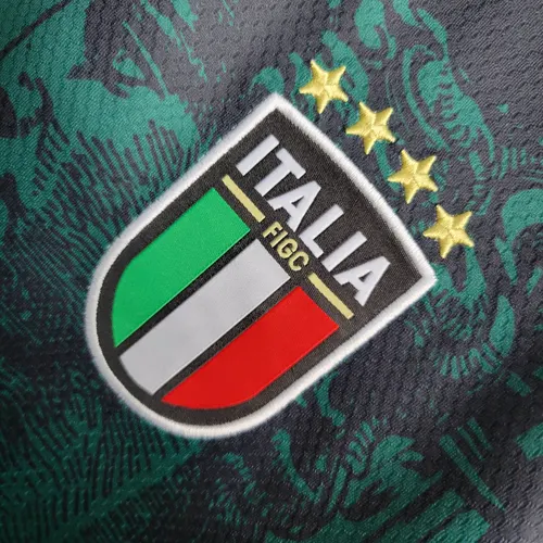 2023 Italy Special Edition Green Soccer Shirt — view 5