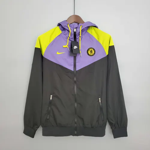 2023/2024 Chelsea Jersey Windbreaker Black and purple — view 1